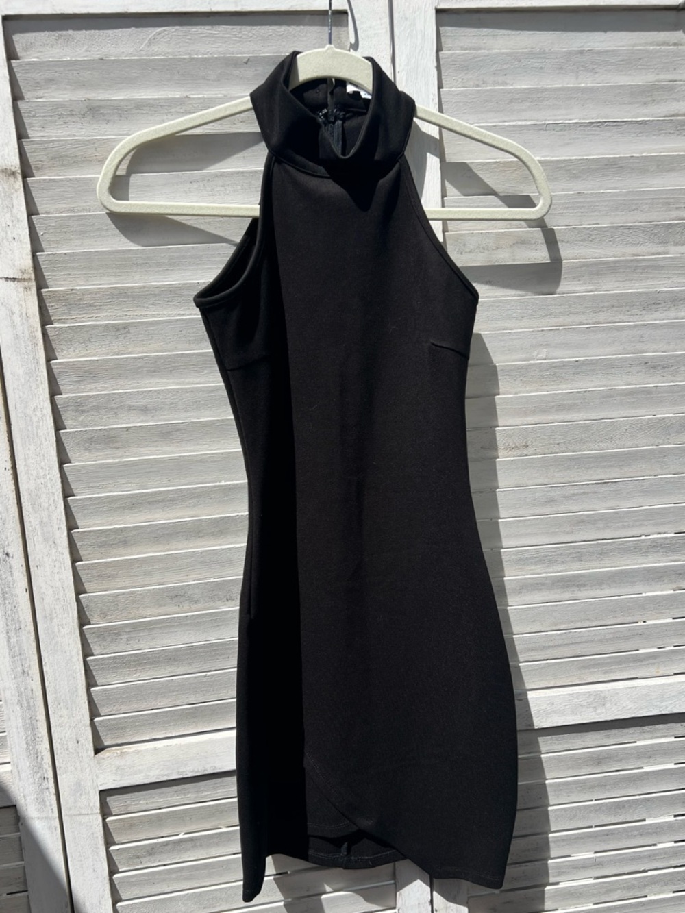 superdown Black Halter Mini Dress